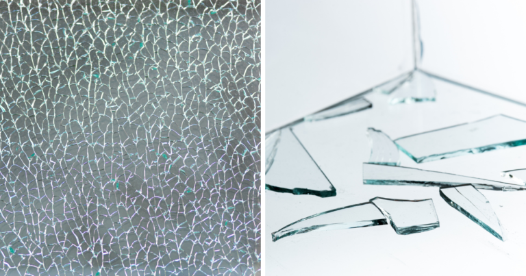 Broken glass vs broken safety glass images